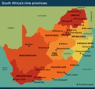 Map Of South Africa s Nine Provinces South Africa Gateway Map Of South Africa s Nine Provinces South Africa Gateway
