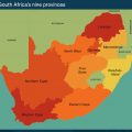 Map of South Africa’s nine provinces