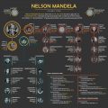 Nelson Mandela family tree infographic