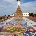 Donkin Reserve lighthouse, pyramid and mosaic