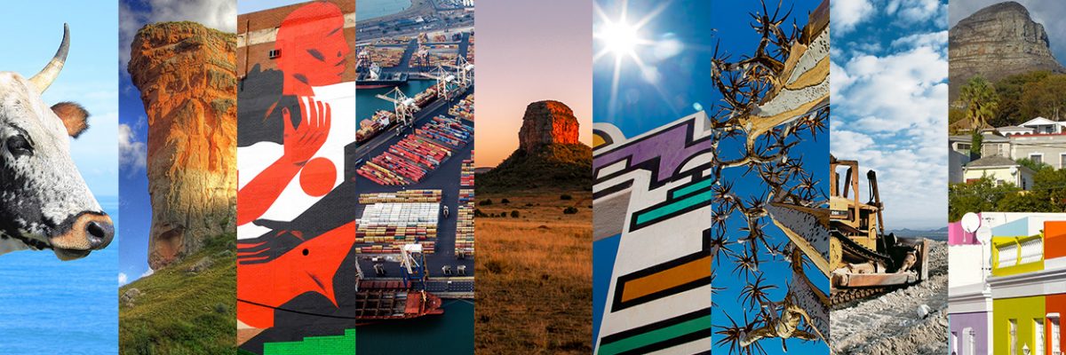 The nine provinces of South Africa