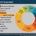 Graphs showing South Africa’s languages according to Census 2022